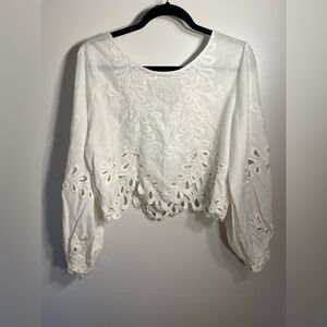 Free People cropped blouse